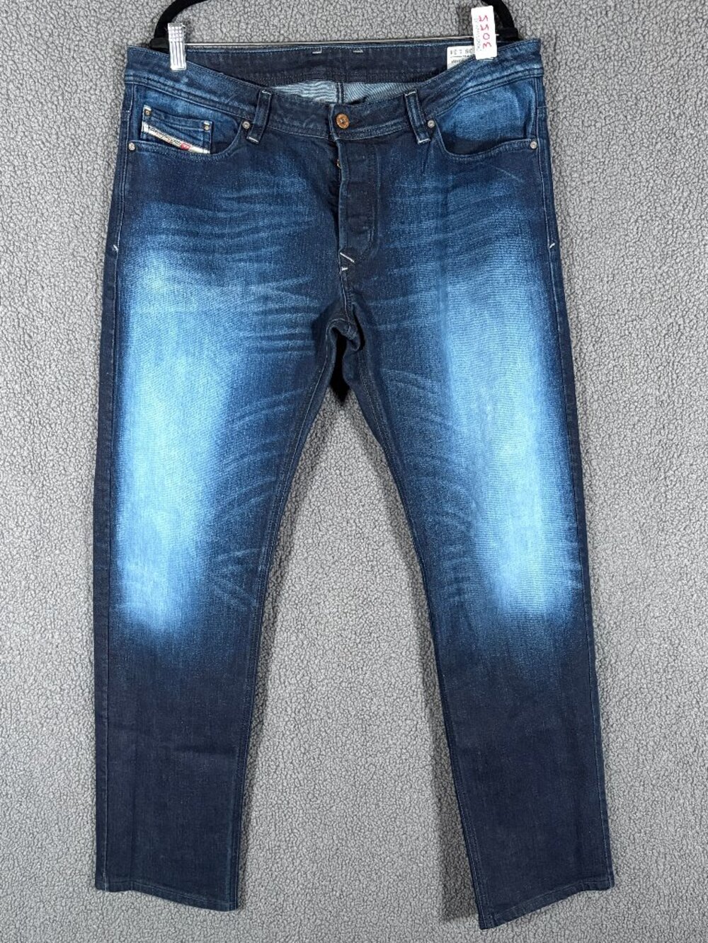 Diesel Viker Straight Stretch Button Fly Jeans - Men's Size 38*34(Fit 38*31)